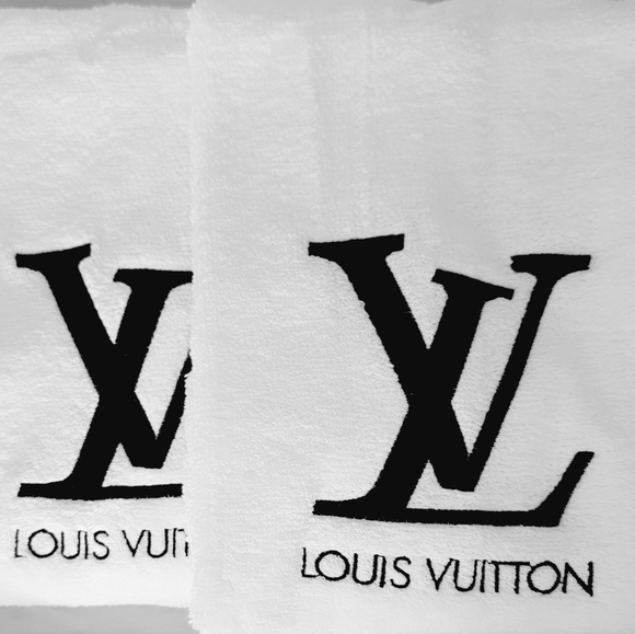 6pc Luxurious LV Style Embroidered Towel Set - Picture 4 of 4